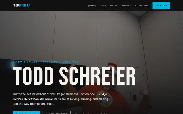 Homepage of Todd Schreier, toddschreier.com